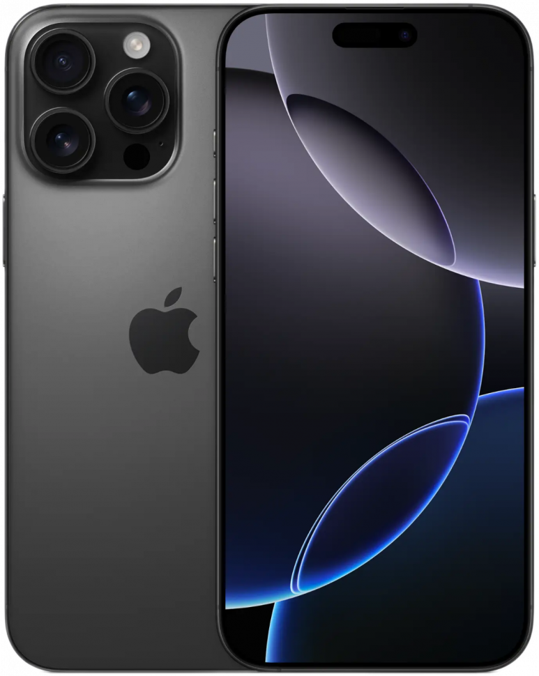 Смартфон Apple iPhone 16 Pro 256GB (черный титан) 